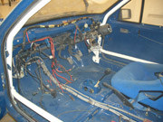 Image of floorpan with goodrigde pipes