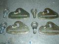 3 inch seat belt harness brackets and eye bolts